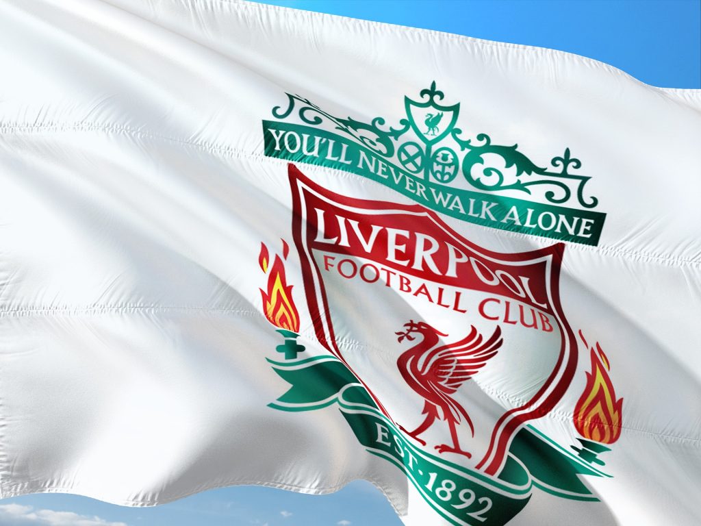 liverpool fotball klubb flagg