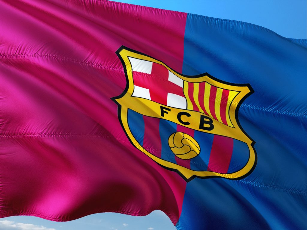 fc barcelona flagg